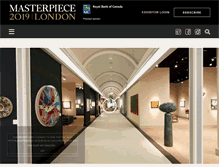 Tablet Screenshot of masterpiecefair.com